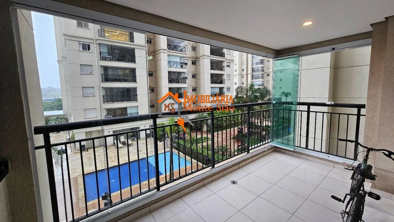 Imagem Apartamento com 2 dormitórios para alugar, 65 m² - Jardim Flor da Montanha - Guarulhos/SP