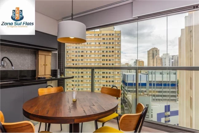 Imagem Lindo Studio à Venda Na Vila Mariana Com 1 Suíte e 1 Vaga - Semi-mobiliado