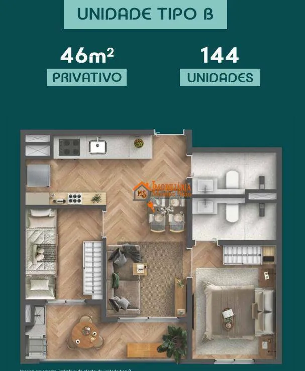 Imagem Apartamento com 2 dormitórios à venda, 39 m² por R$ 322.154,65 - Vila Endres - Guarulhos/SP