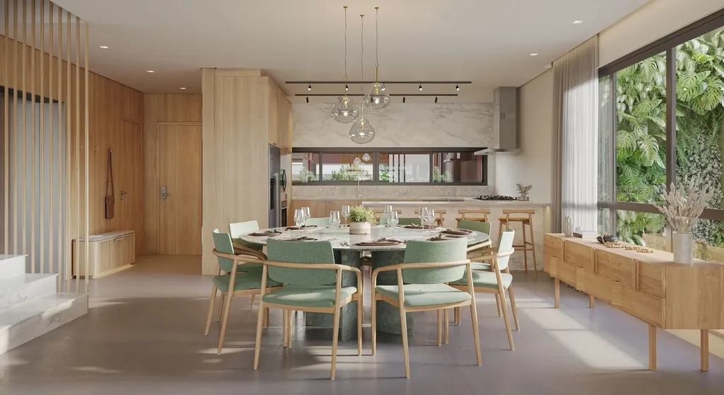 Imagem Um residencial que encanta tanto na arquitetura - com seu rooftop que permite o vislumbre panorâmic...
