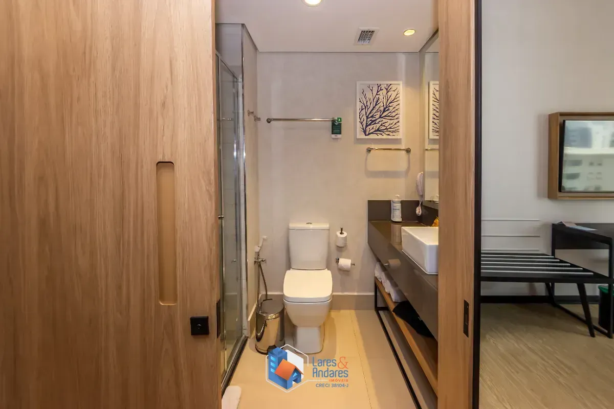 Imagem Flat para venda em Pinheiros com 1 quarto, sendo 1 suíte, 24m²