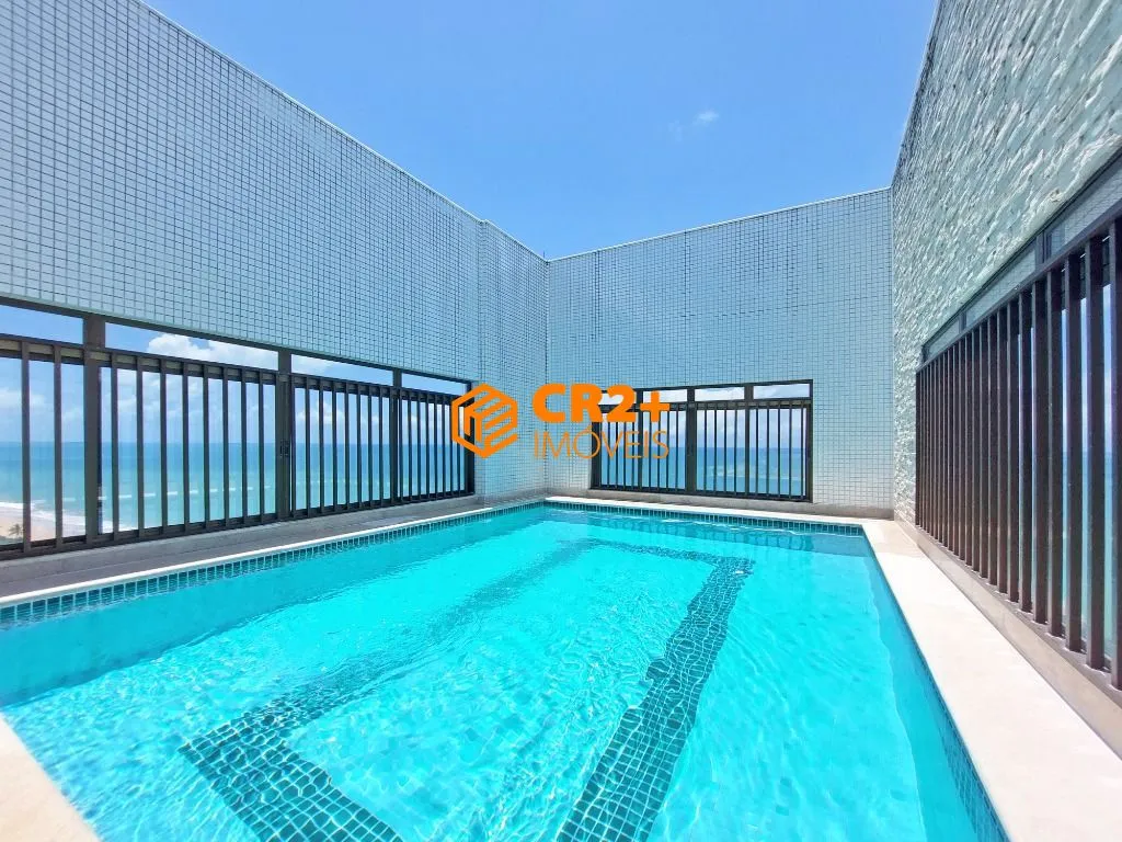 Imagem Apartamento à beira-mar na Av. Boa Viagem - 02 Quartos -1 Garagem -58,41m2