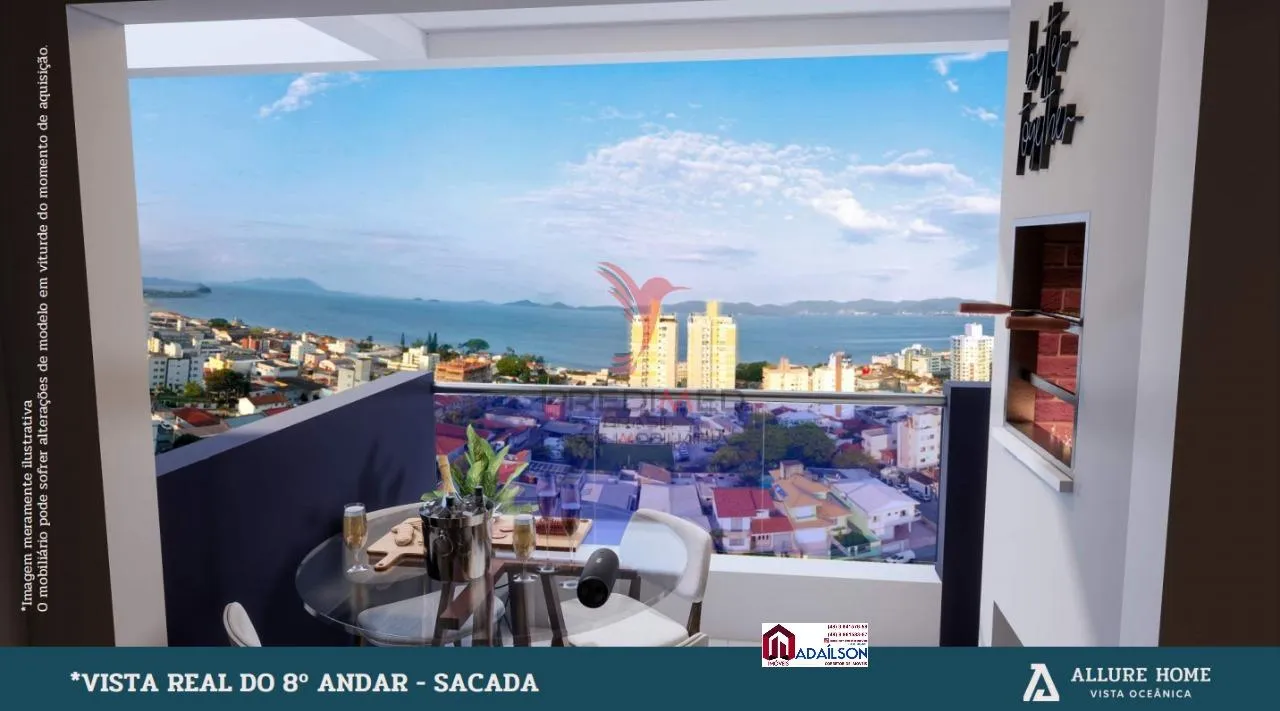 Imagem Allure Home Residence Apto 2 dorm com um suíte Barreiros - São José/SC