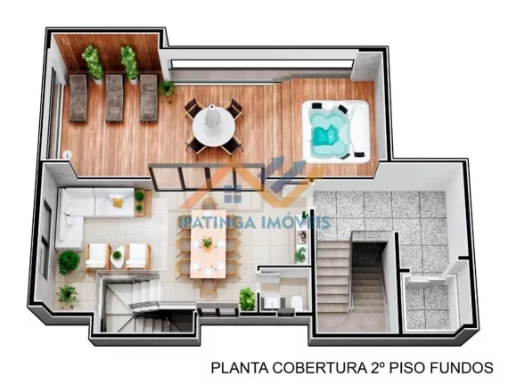 Imagem Cobertura duplex em ótima localização no bairro Bela Vista em Ipatinga