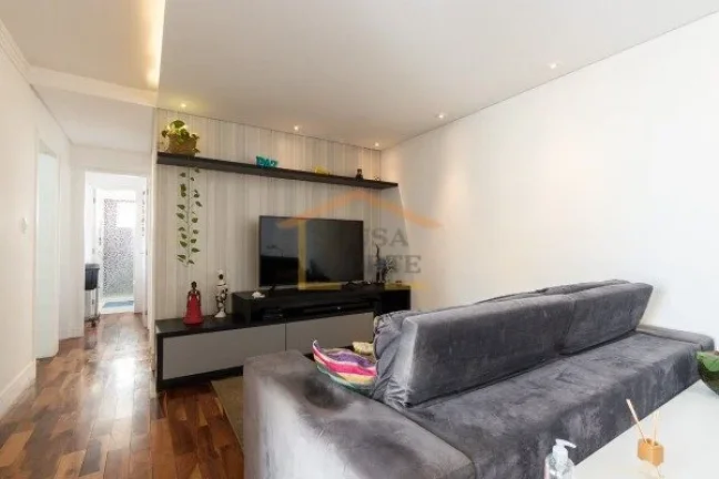 Imagem Apartamento de 88m² com 3 dormitórios, sendo 1 suite, 2 banheiros, 2 vagas e depósito. Possui sal...