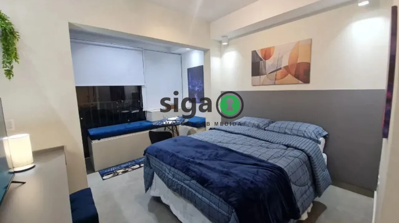 Imagem Studio mobiliado e equipado à venda próximo ao metrô Adolfo Pinheiro