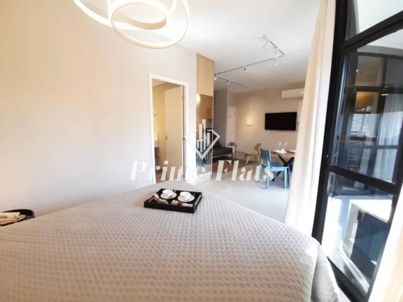 Imagem Flat disponível para venda no Hotel Address Faria Lima by Intercity, com 42m², 1 dormitório e 1 vaga de garagem