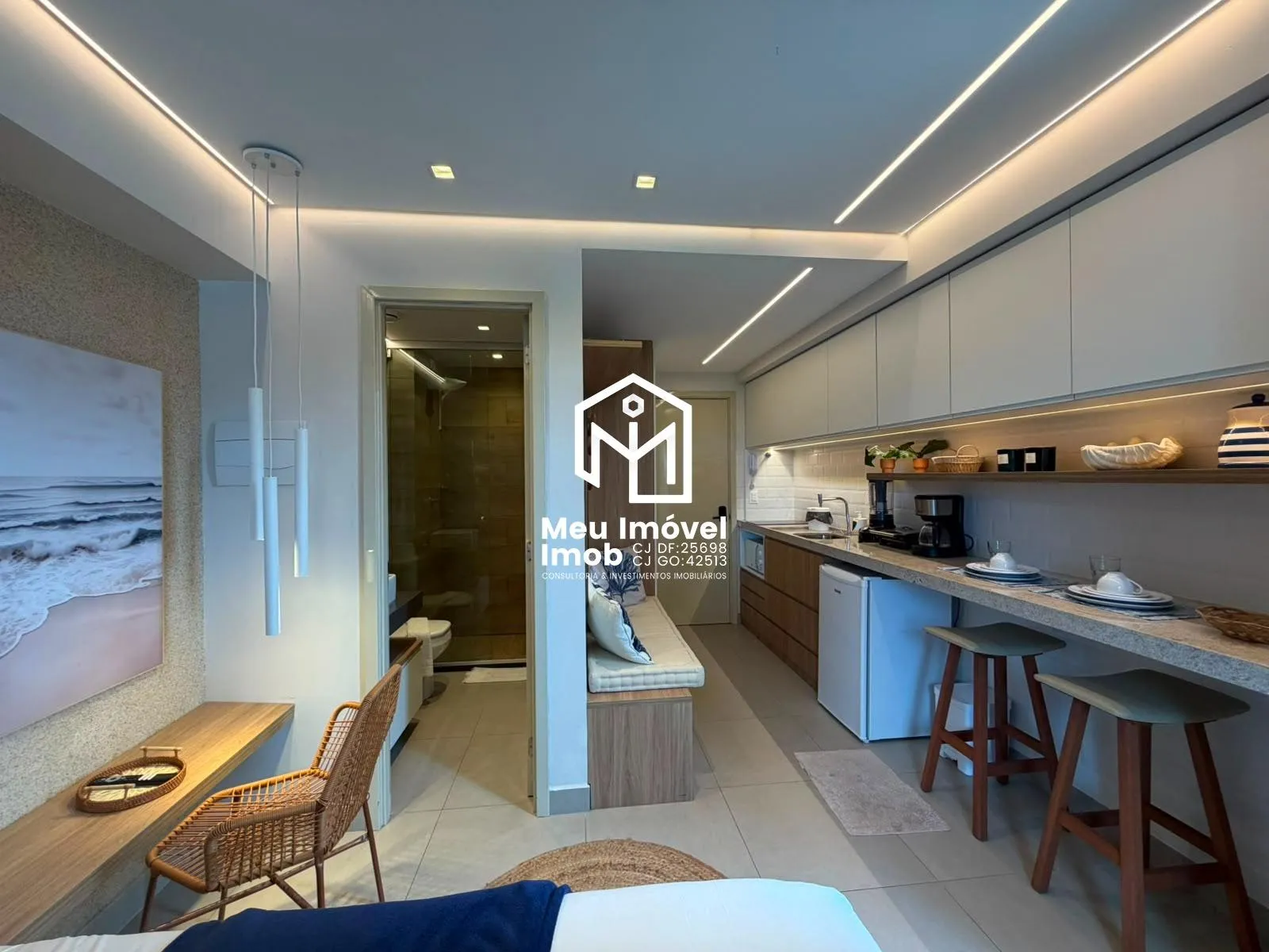 Imagem Way Bossa Flat 1 Quarto 1 Vaga 27m² Mobiliado João Pessoa/PB
