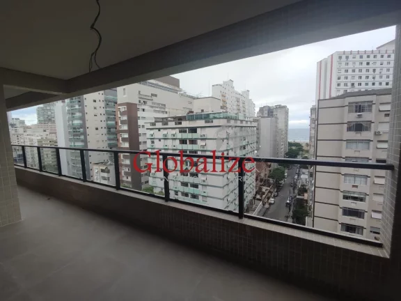 Foto do imóvel APARTAMENTO NOVO DE 02 DORMITÓRIOS COM SUÍTE VAGA DE GARAGEM E VISTA PARA O MAR NO JOSE MENINO EM SANTOS R$ 870.000,00