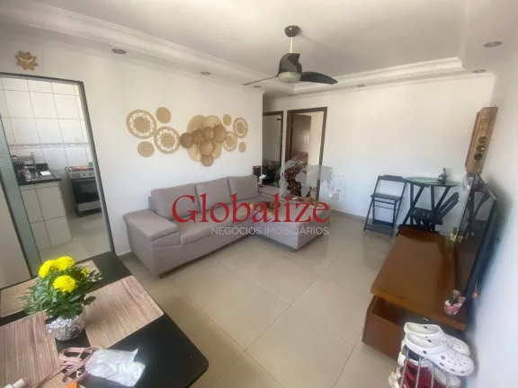 Foto do imóvel Apartamento a venda com 70m², 2 quartos, elevador, quadra da praia por R$460.000,00 no Boqueirão em Santos