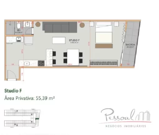 Imagem Studios, apartamentos de 1 suite e 2 suítes! Todos com vaga de garagem! Seja um dos primeiros a com...