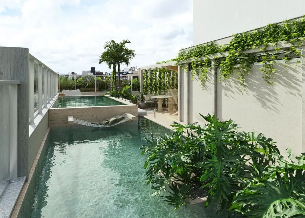 Imagem Apartamento Garden de 127 m² em Intermares, com 3 suítes, piscina privativa, vista definitiva para o mar e alto padrão.