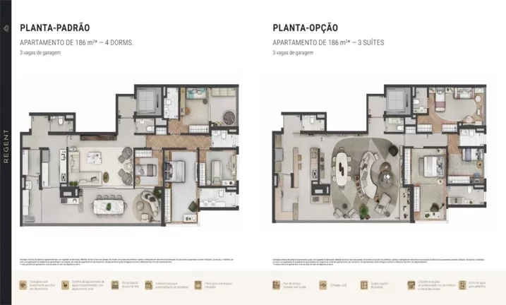 Imagem Apartamento Alto Padrão à Venda No Parque Global Com 4 Suítes e 4 Vagas
