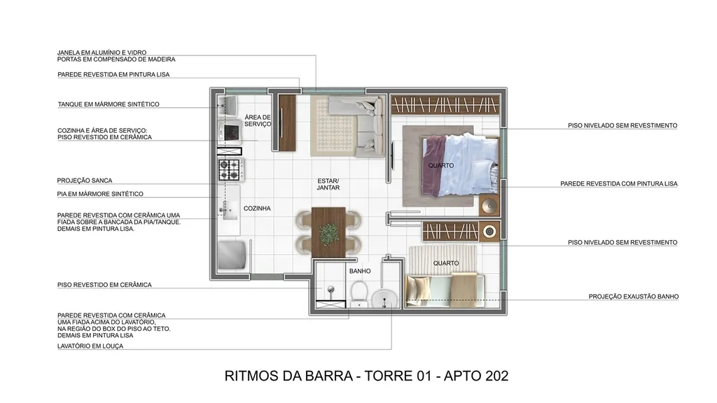 Imagem Apartamento Barra Funda - 35M², 2 Dorms, Lazer Completo