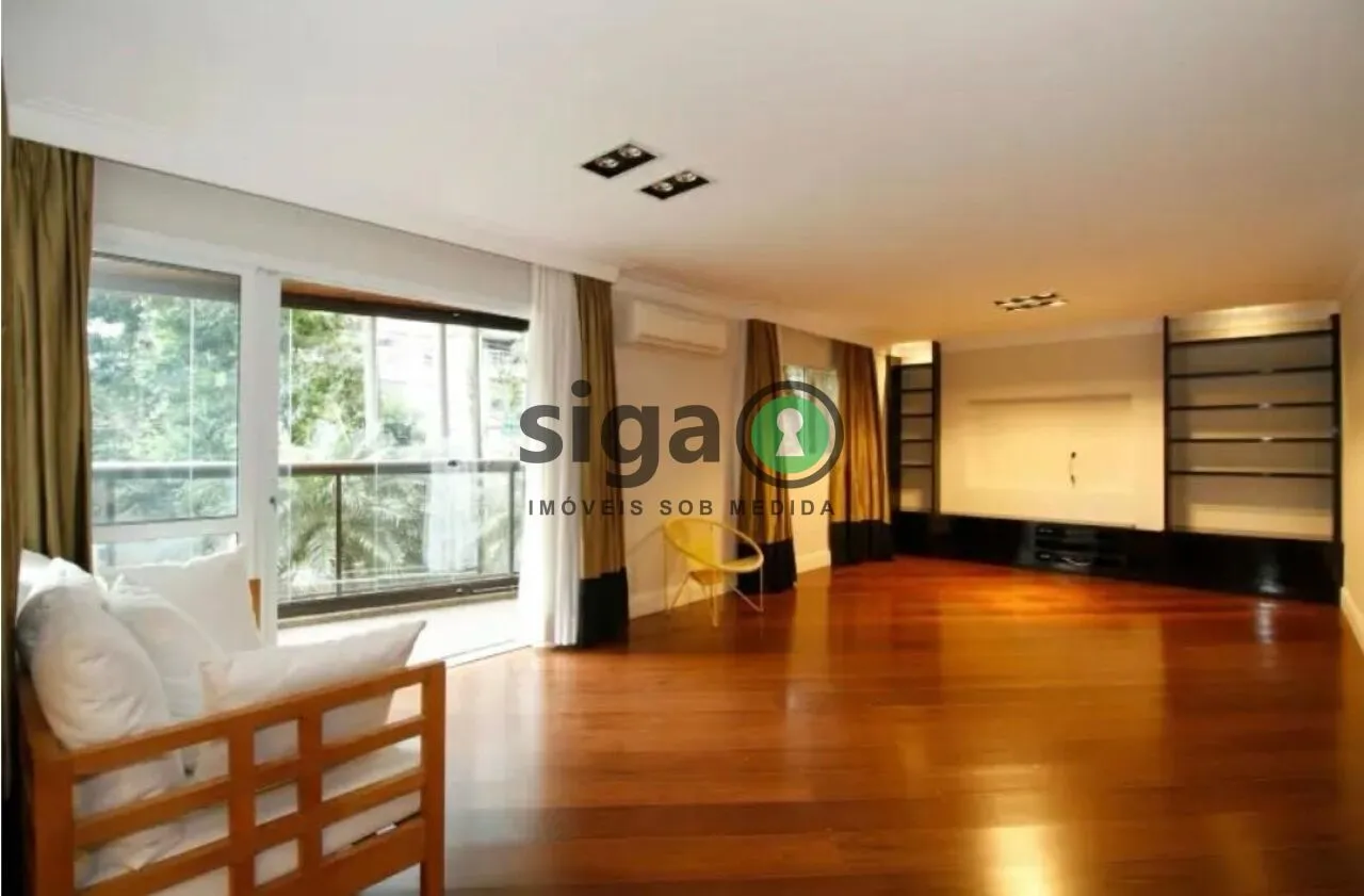 Imagem Apto no Jardim Paulista, com 165m², para Locação com 3 suítes , 3 vagas, sem mobília