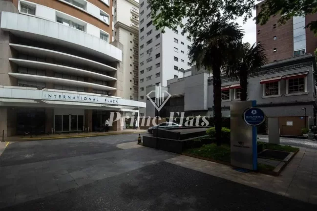 Imagem Flat disponível para locação no Transamérica Prime International Plaza no Jardim Paulista, com 45m², 1 dormitório e 1 vaga
