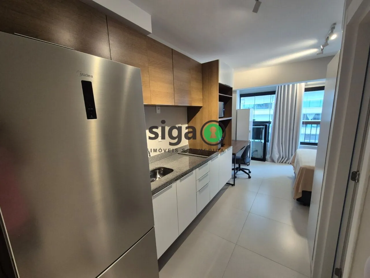 Imagem Apartamento de 24m² Mobiliado em Chacara Santo Antonio - São Paulo/SP
