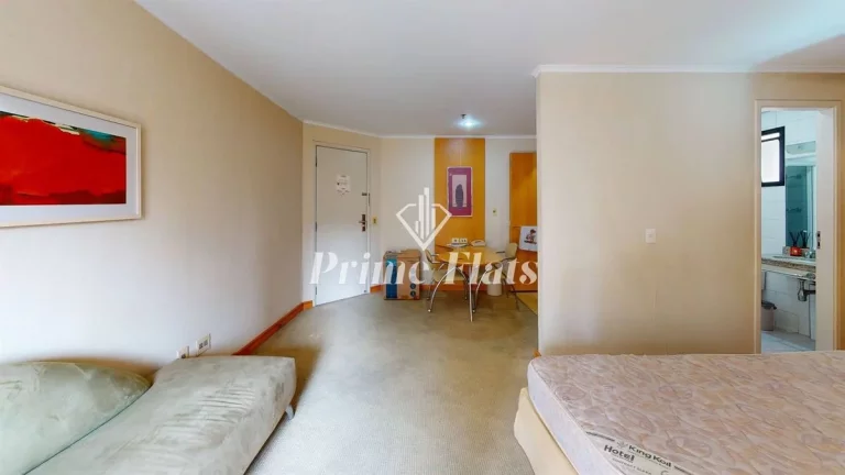 Imagem Flat disponível para locação no Hotel Slaviero Essential São Paulo Ibirapuera, com 35m², 1 dormitório e 1 vaga