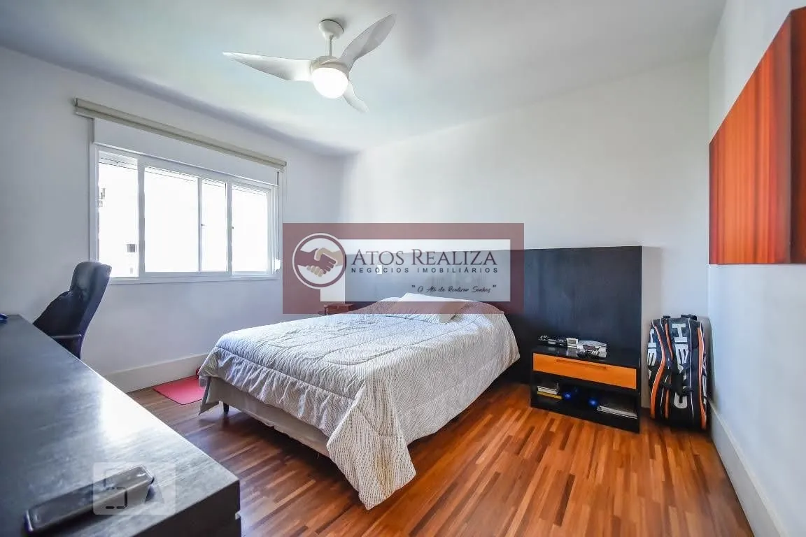 Imagem Espaçoso apartamento com sacada em Real Parque - São Paulo | 185m², 3 quartos, 2 suítes, 5 banheiros | Venda e locação por R$1.300.000
