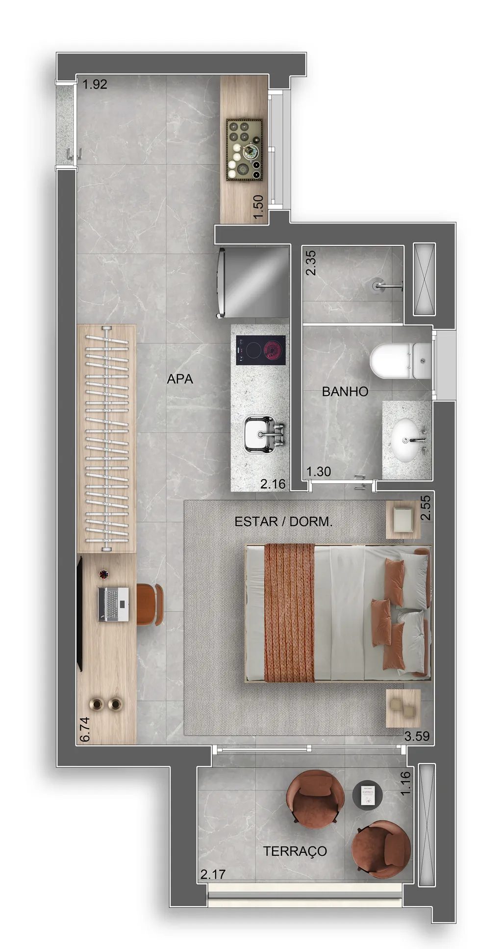 Imagem Auge Resort Tatuapé Home Spaces - Auge Resort Tatuapé Home Spaces