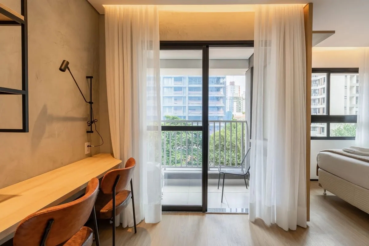 Imagem Apartamento com 1 Quarto para alugar, 24m² - Pinheiros