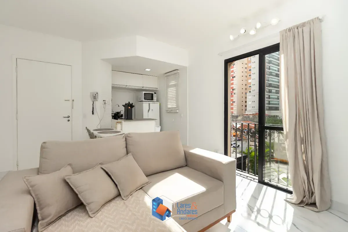 Foto do imóvel Apartamento para venda em Itaim Bibi com 1 quarto, sendo 1 suíte, 35m² em Rua Luís Dias
