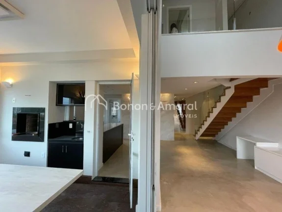 Imagem Apartamento duplex de 104mts no Cambuí, estilo loft, muito sofiticado.
Contem duas suítes, com per...