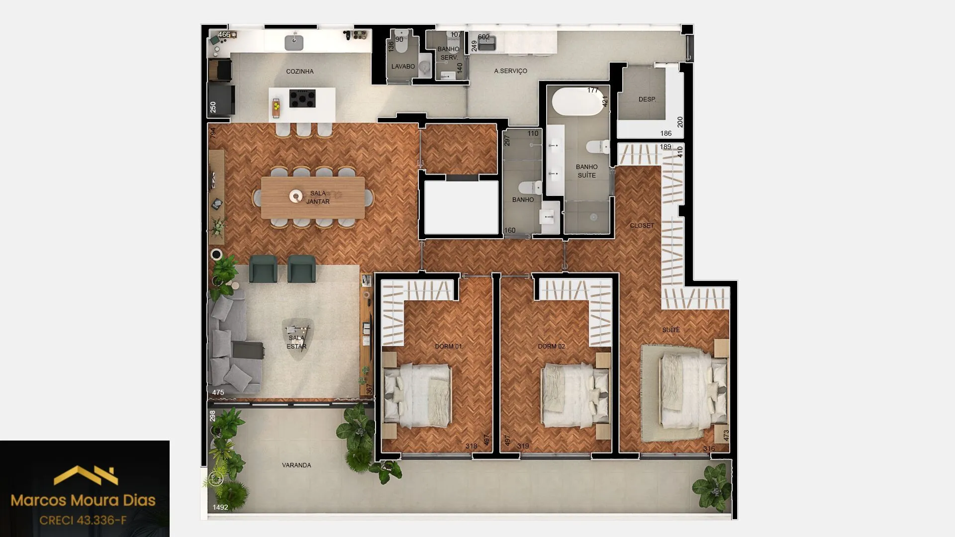 Imagem Apartamento Higienopolis Alto Padrão 200m2, Varandão e muita Luz!
