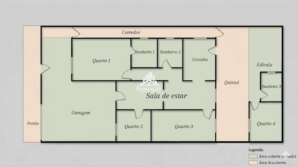 Imagem CASA COM 150M² À VENDA NO BAIRRO MORADA DA SERRA COM 3/4 SENDO 1 SUITE E EDICUL