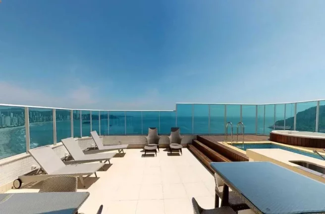 Imagem Cobertura Duplex Frente Mar com 6 suítes e 10 vagas na Avenida Atlântica em Balneário Camboriú