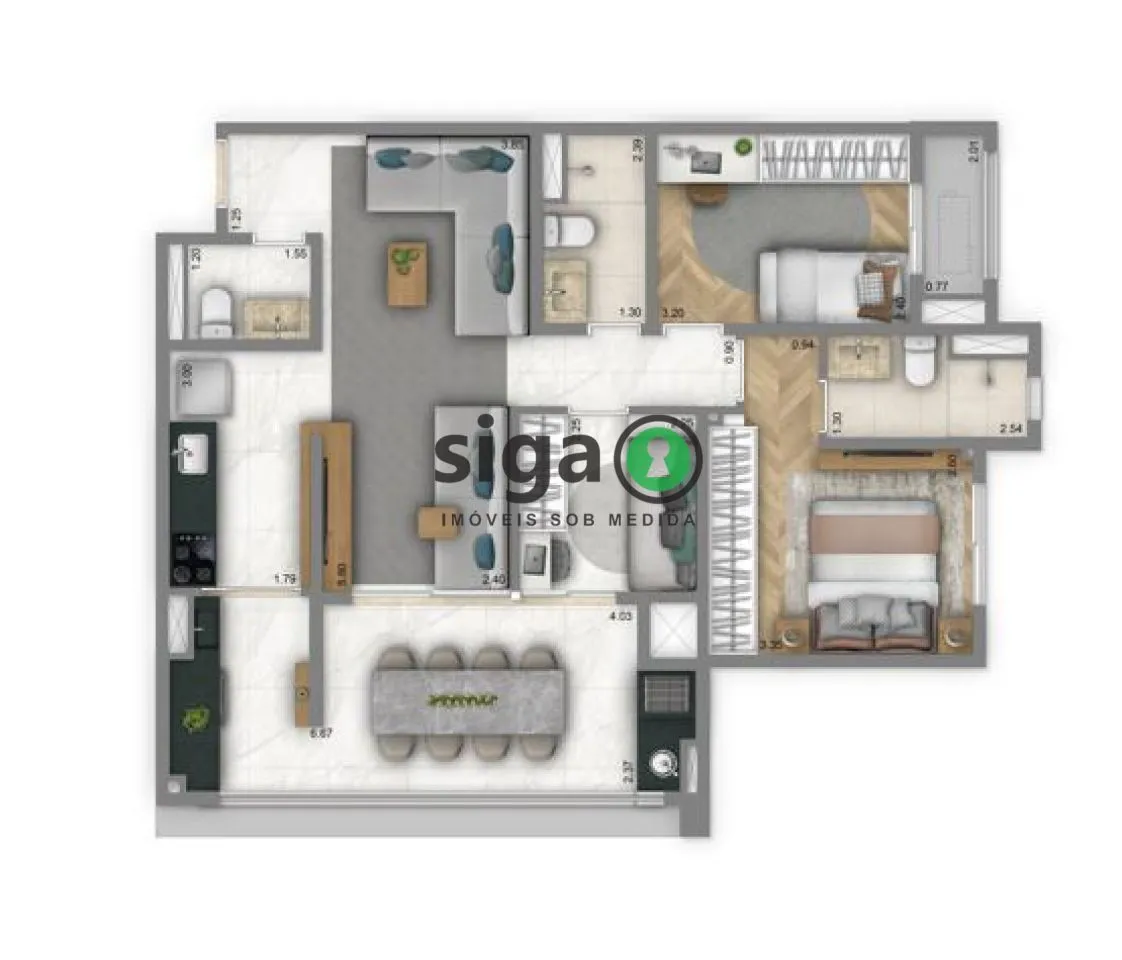 Imagem Apartamento à venda, 3 Quartos, 1 vaga, 82m², Saúde-SP