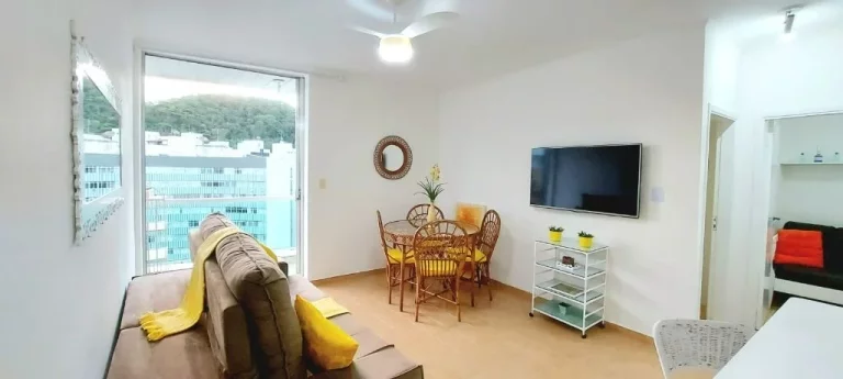 Imagem Apartamento com 2 dormitórios à venda, 52 m²- Pitangueiras - Guarujá/SP