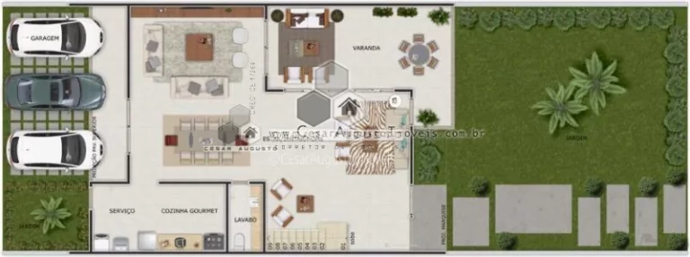 Imagem Carmel Bosque DUO - Casas duplex em condominio de luxo na sapiranga