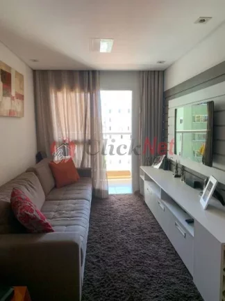 Imagem Apartamento em Condomínio Padrão para Venda no bairro Vila Guiomar, 2 dormitórios, 1 suíte, 2 vagas, 63 m²