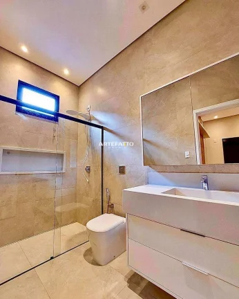 Imagem Casa de condomínio à venda, no Village Santa Georgina, em Franca, Distrito Industrial, com 3 quartos, 200m2