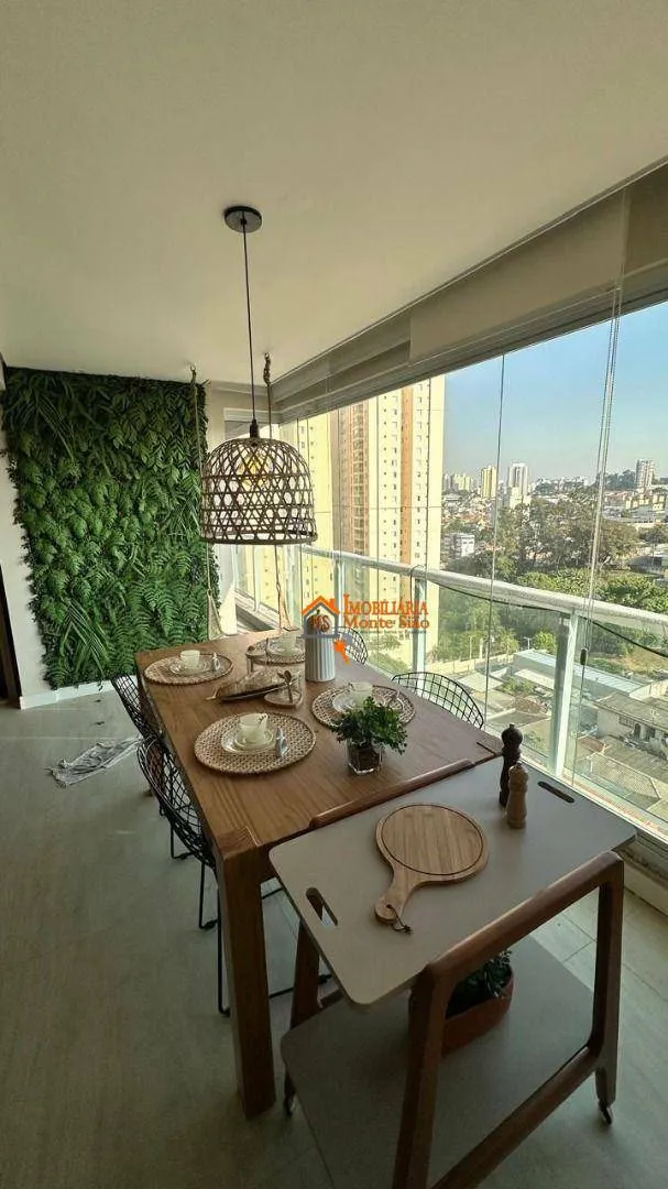 Imagem Apartamento Alto Padrão Village Residence | Mobiliado | Andar Alto | Varanda Gourmet | 3 Vagas | Guarulhos