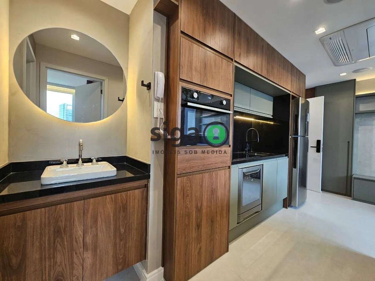Imagem Apartamento para locação 38m² com vaga todo mobiliado localizado na Chácara Santo Antônio, São Paulo