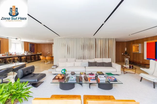 Imagem Apartamento à Venda No Jardim Guedala ao lado do Parque Alfredo Volpi com 3 suítes, varanda integrada e 7 Vagas