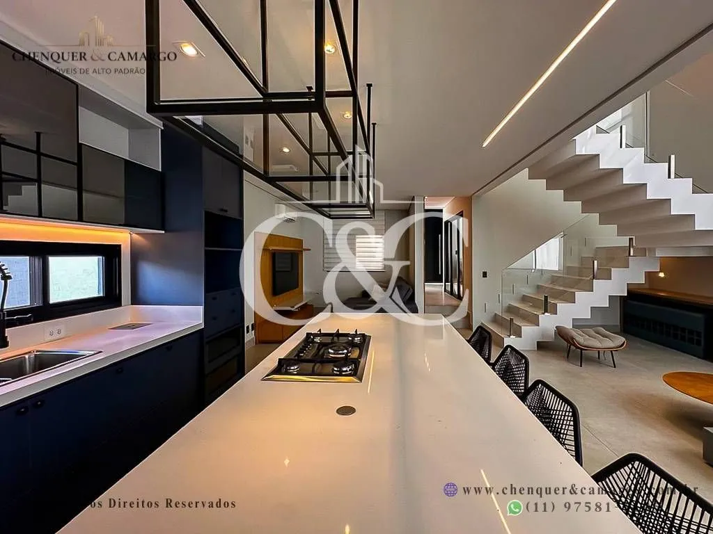 Imagem Casa Alto Padrão Mobiliada Reserva da Serra Jundiaí 4 Suítes Locação