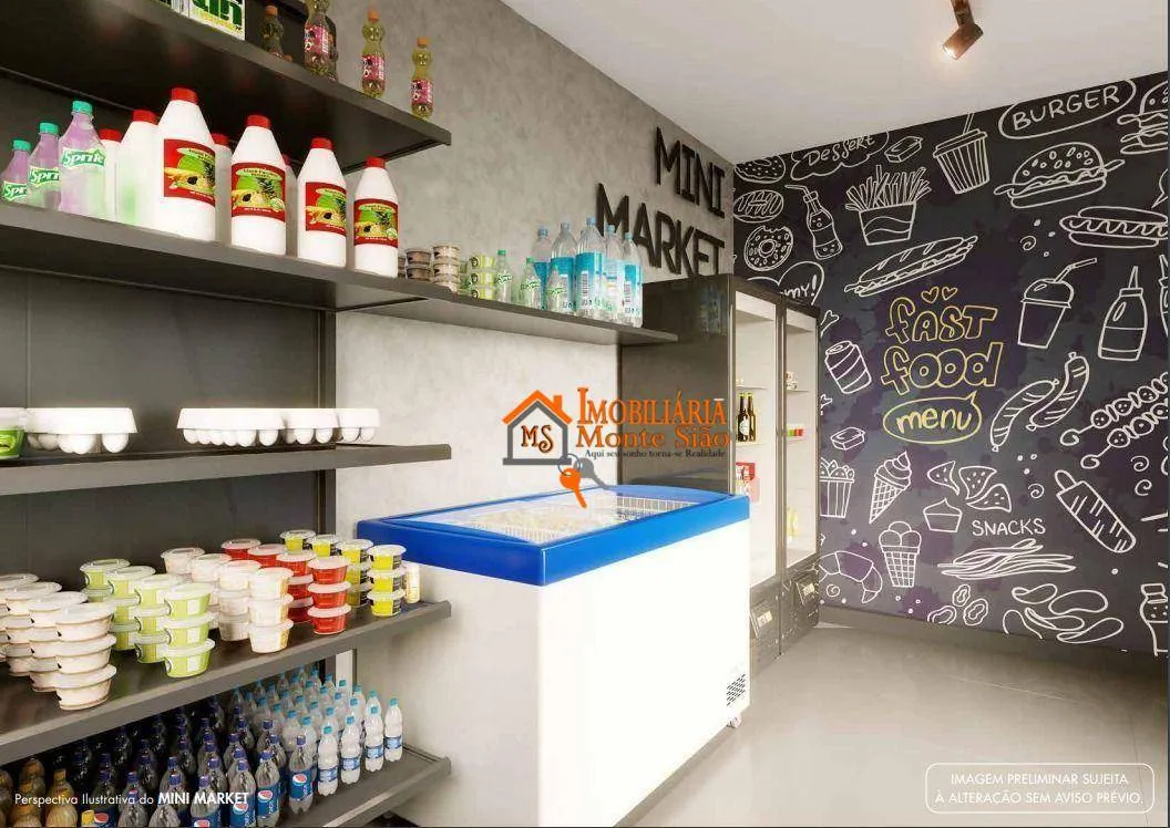 Imagem Apartamento com 2 dormitórios à venda, 50 m² por R$ 575.470,00 - Picanco - Guarulhos/SP