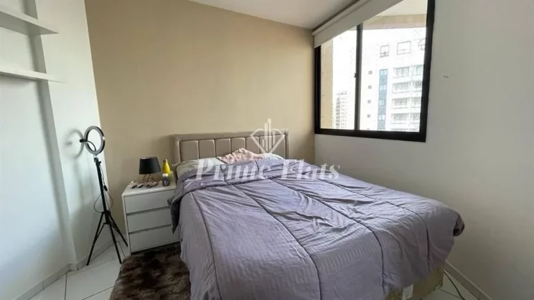 Imagem Flat disponível para locação no Moema Studium, com 35m², 1 dormitório e 1 vaga de garagem
