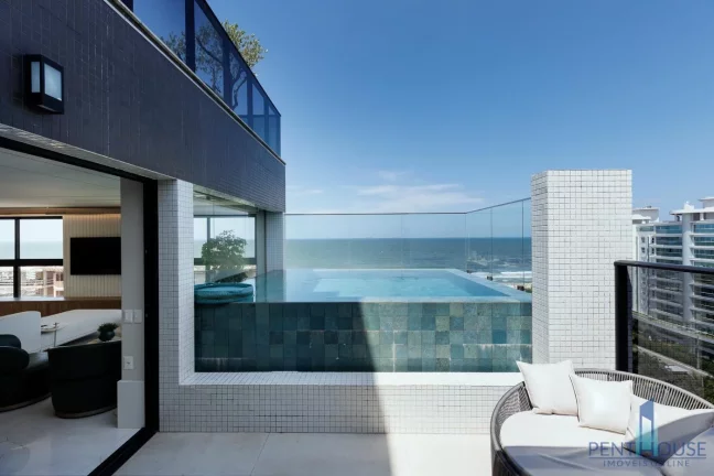 Imagem Cobertura Duplex para Venda em Itajaí, Praia Brava de Itajaí, 4 dormitórios, 4 suítes, 5 banheiros, 4 vagas