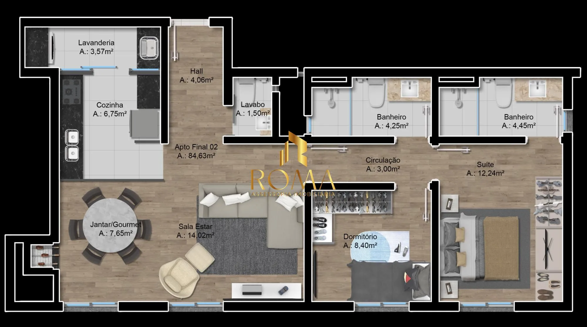 Imagem Apartamento 2 dormitórios à venda Centro Santa Maria/RS