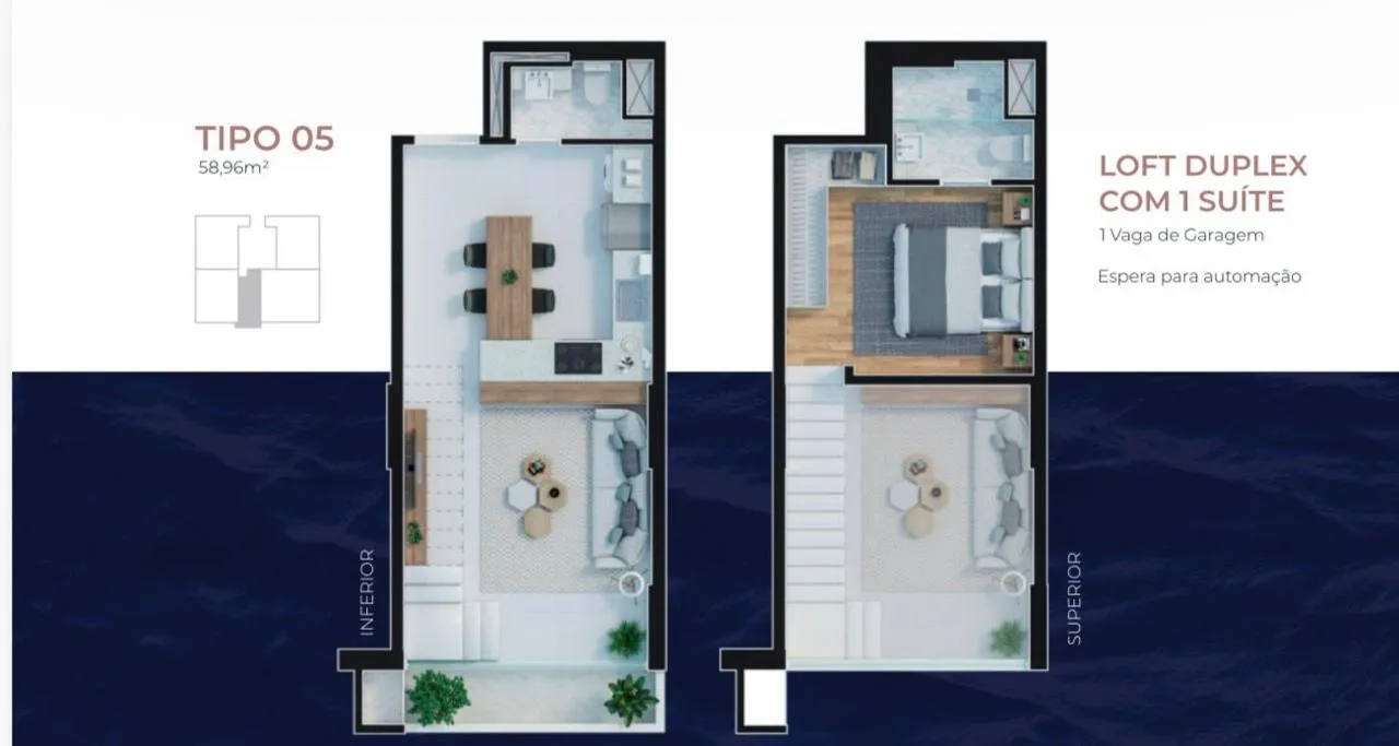 Imagem Flat à venda com 58.96m2 por R$ 1.850.000,00