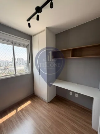 Imagem Apartamento para locação em São Paulo-SP, Santo Amaro: 2 quartos, 1 banheiro, 1 vaga de garagem, 41,00 m².