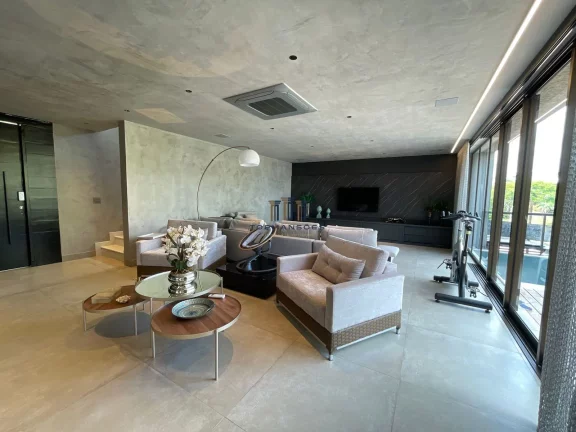 Imagem Casa moderna 4 quartos com piscina condomínio Alphaville - Vespasiano/MG