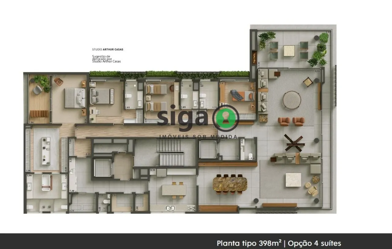 Imagem Apartamento para venda na Vila Nova Conceição 04 suítes, São Paulo - SP