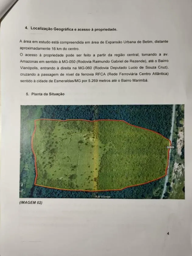 Imagem Oportunidade Única: Fazenda/Área Comercial em Betim/MG 40 hectares