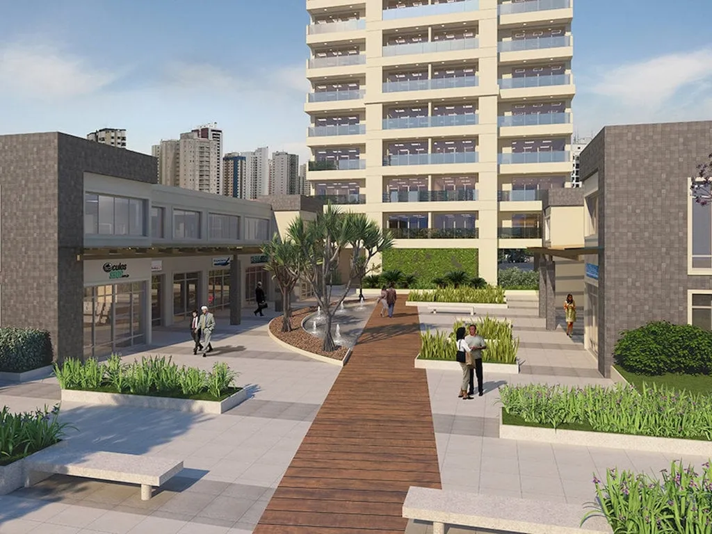 Imagem Um projeto de integração comercial surpreendente interligado a todas as comodidades urbanas da zon...