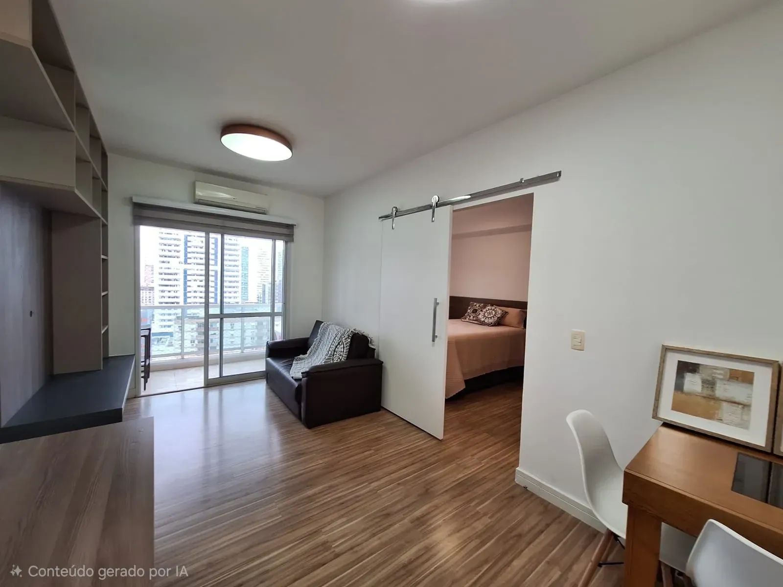 Imagem Apartamento com 1 Quarto para Alugar, 44 m² em Boqueirão - Santos